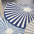 4' X 6' Blue and Ivory Geometric Power Loom Area Rug